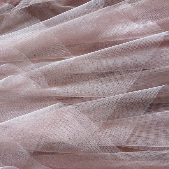 Elegant Pink Tulle Skirt - Picture 5 of 5